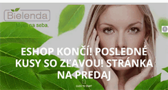 Desktop Screenshot of bielenda.sk