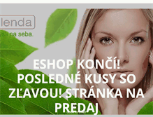 Tablet Screenshot of bielenda.sk